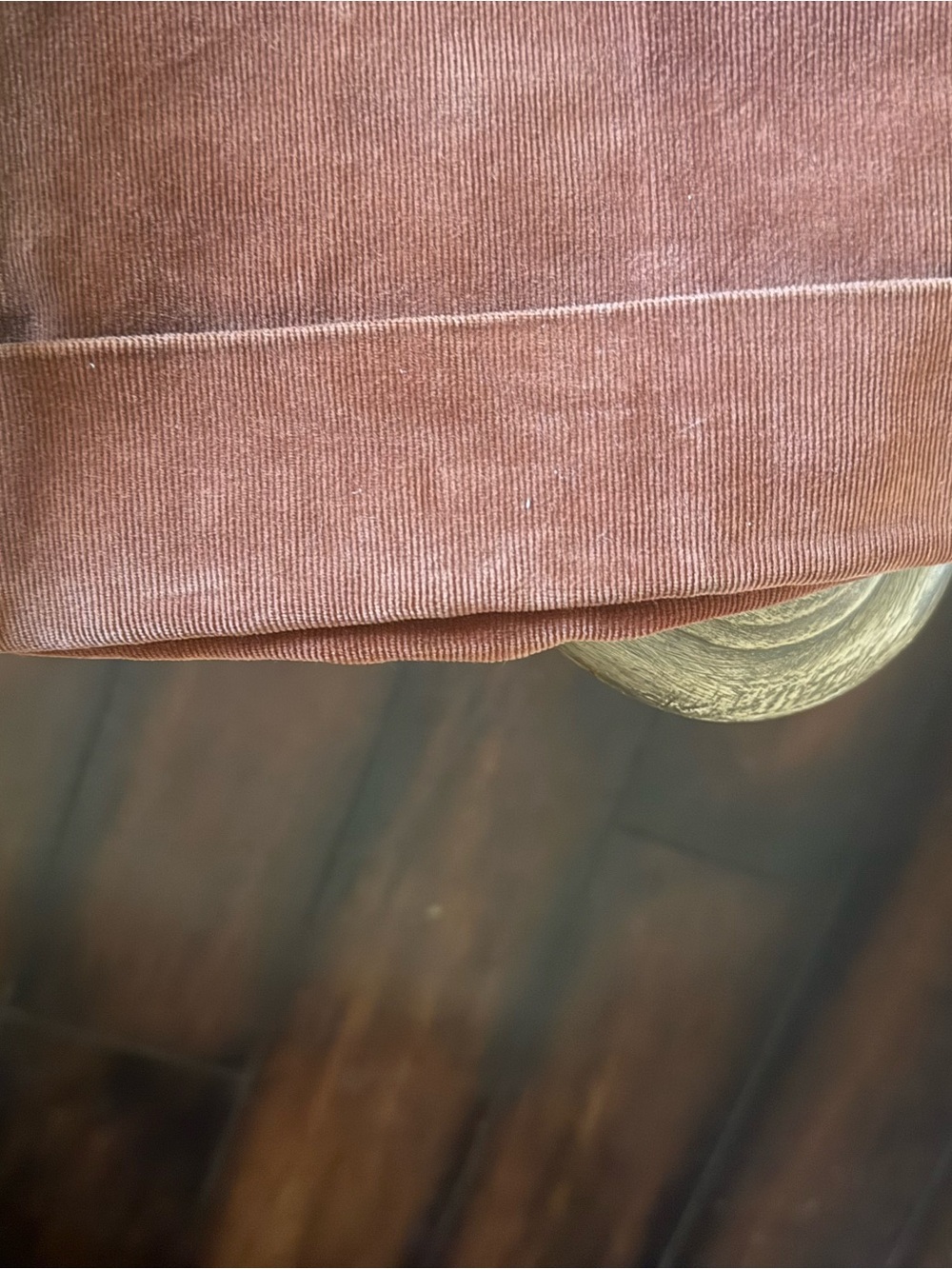 MOTHER Wide-Leg Cuffed Pants in Friar Brown - Picture 11 of 12